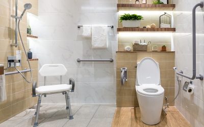 Aménagement de salles des bains PMR